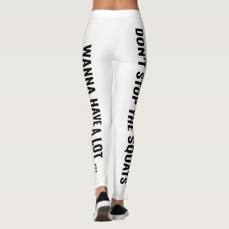 Weiße Trainingsgeräte aus TFS-Leggings Leggings