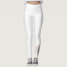 Weiße Trainingsgeräte aus TFS-Leggings