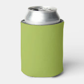 Weiße Traube Grüne Frühlingssaison solide Farbe Dosenkühler (Kanne Vorderseite)