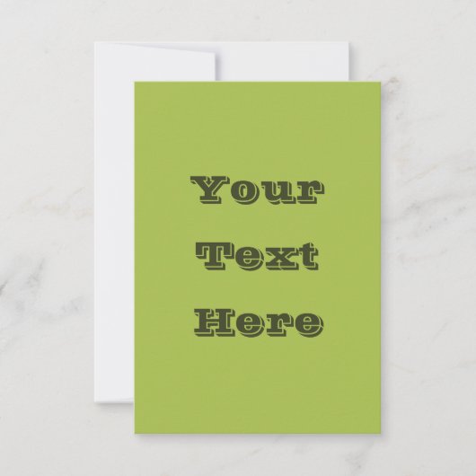 Weiße Traube Grüne Frühlingssaison solide Farbe Karte (Vorderseite)