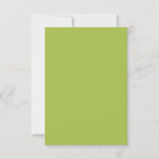 Weiße Traube Grüne Frühlingssaison solide Farbe Karte (Vorderseite)