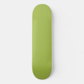 Weiße Traube Grüne Frühlingssaison solide Farbe Skateboard (Vorderseite)