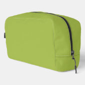 Weiße Traube Grüne Frühlingssaison solide Farbe Waschbeutel (Rechte Ecke)