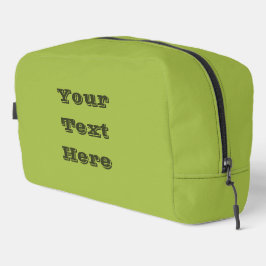 Weiße Traube Grüne Frühlingssaison solide Farbe Waschbeutel