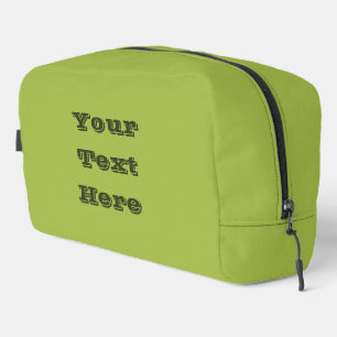 Weiße Traube Grüne Frühlingssaison solide Farbe Waschbeutel