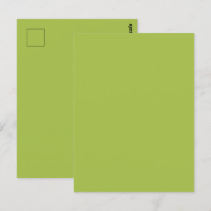 Weiße Traube Grüne Frühlingszeit Einheitliche Farb Postkarte