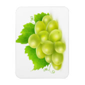 Weiße Trauben Magnet (Vertikal)