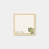 Weiße Trauben Post-it Klebezettel (Vorderseite)