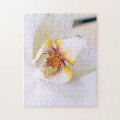 Weiße Traum-Orchidee Puzzle (Vertikal)