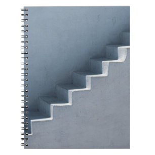 Weiße Treppe Notizblock