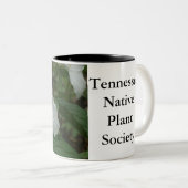 Weiße Trillium-Kaffee-Tasse Zweifarbige Tasse (VorderseiteRechts)
