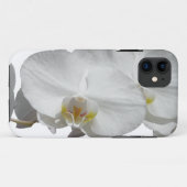 Weiße tropische Orchideen Case-Mate iPhone Hülle (Rückseite (Horizontal))