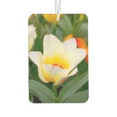 Weiße Tulip Autolufterfrischer (Rückseite)