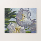 "Weiße Tulips" Puzzle (Horizontal)