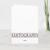 Weiße Tulissen Karte (Rückseite)