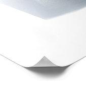 Weiße Tulissen Poster (Ecke)