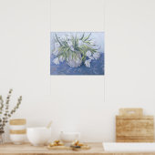 Weiße Tulissen Poster (Küche)