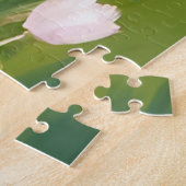 Weiße Tulpen-Blumenfeld-Malerei Puzzle (Seite)