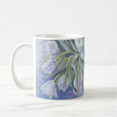 Weiße Tulpen Kaffeetasse (Links)