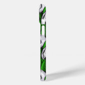 Weiße Tulpen mit grünen Blätter Case-Mate iPhone Hülle (Rückseite / Links)