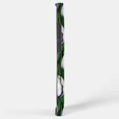 Weiße Tulpen mit grünen Blätter Samsung Galaxy Hülle (Rechte Seite)