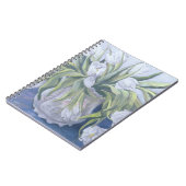 Weiße Tulpen Notizblock (Linke Seite)