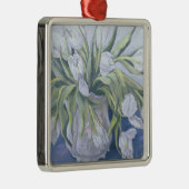 Weiße Tulpen Ornament Aus Metall (Rechts)