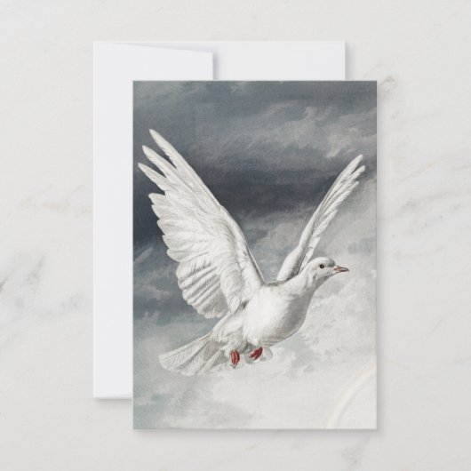 Weiße Tür auf Osterkarte Einladung (Vorderseite)