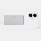 Weiße Tür mit kluger Türverriegelung iPhone 16 Hülle (Rückseite (Horizontal))