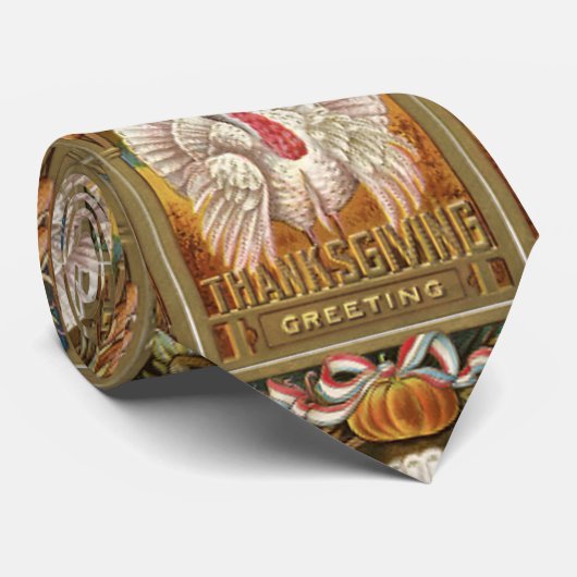 Weiße Türkei Krawatte (Gerollt)