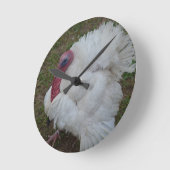 Weiße Türkei Runde Wanduhr (Winkel)