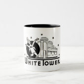 weiße Turmhamburger Zweifarbige Tasse (Mittel)