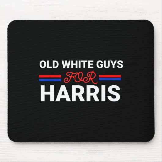 Weiße Typ für Harris Kamala Mousepad (Vorne)