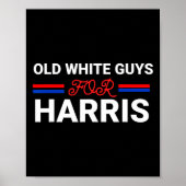Weiße Typ für Harris Kamala Poster (Vorne)