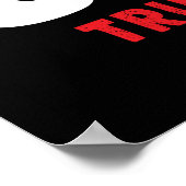 Weiße Typ Poster (Ecke)