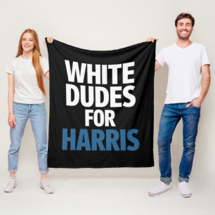 Weiße Typen für Harris Kamala Harris 2024 Wahl Fleecedecke