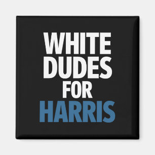 Weiße Typen für Harris Kamala Harris 2024 Wahl Magnet