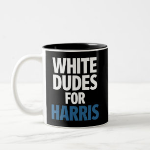 Weiße Typen für Harris Kamala Harris 2024 Wahl Zweifarbige Tasse