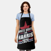 Weiße Typen für Kamala Harris 2024 Schürze (Getragen)