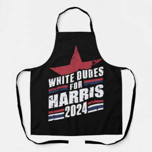 Weiße Typen für Kamala Harris 2024 Schürze