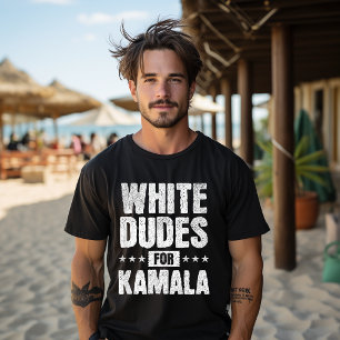Weiße Typen für Kamala Harris Präsident Wahl  T-Shirt