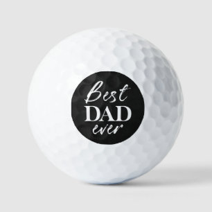 Weiße Typografie auf Kreide-Vater-Tag-Golfbällen Golfball