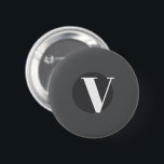 Weiße Typografie-Brauch, Initialgrau Button<br><div class="desc">Weiße Typografie,  die auf dem Text-Design mit grauem Hintergrund erstellt wurde.</div>