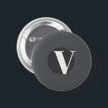 Weiße Typografie-Brauch, Initialgrau Button<br><div class="desc">Weiße Typografie,  die auf dem Text-Design mit grauem Hintergrund erstellt wurde.</div>