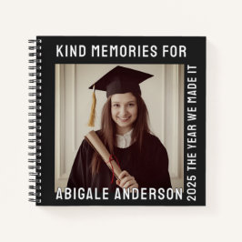 Weiße Typografie und Bewertung von Fotos Notizblock