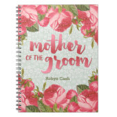 Weiße u. grüne Spitze-Mutter der Notizblock (Vorderseite)