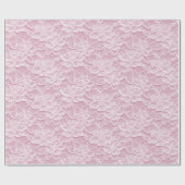 Weiße u. rosa Spitze-Beschaffenheit Geschenkpapier (Flach)