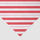 Weiße u. tiefrote Zuckerstange-Diagonalstreifen Seidenpapier (Ausschnitt)