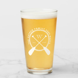 Weiße, übereinander verlaufende Paddeln - Familien Glas