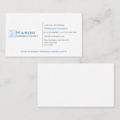 Weiße und blaue Logos hinzufügen - Visitenkarte (Vorne/Hinten)